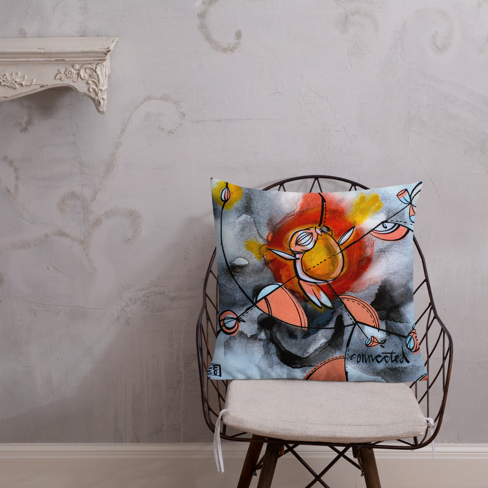 Connected – Lebo Premium Throw Pillow